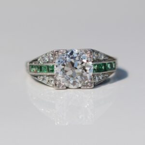 Edwardian 3 ct Tiffany and Co. diamond ring $42,000
