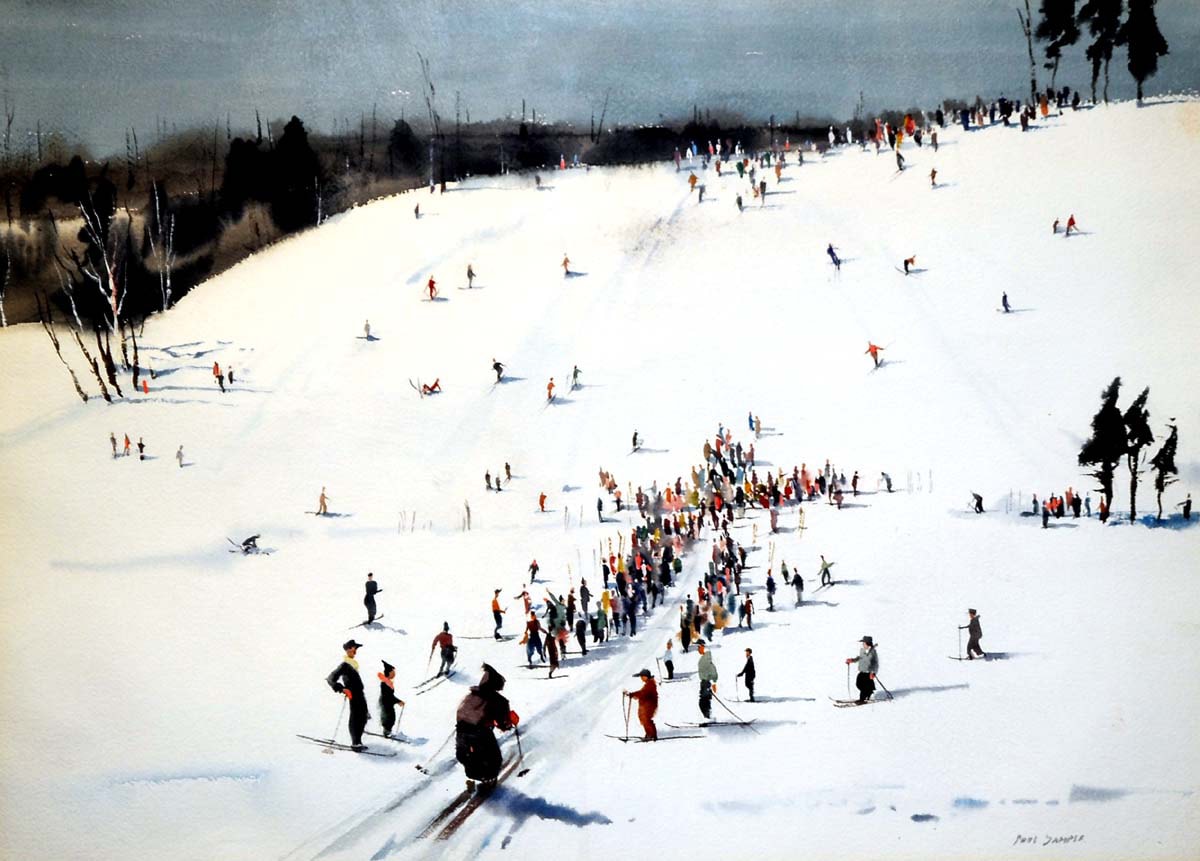 Paul Sample watercolor, $30,000
