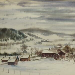 Signed Paul Sample watercolor