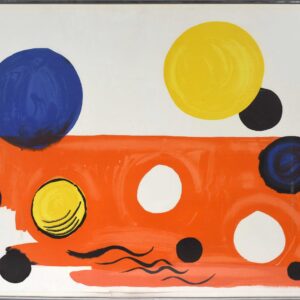 Alexander Calder colored lithograph
