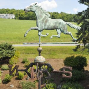 19th C. running horse weathervane
