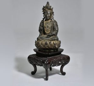 Chinese Bronze Buddha