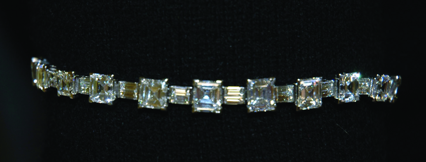 Cartier diamond bracelet, $35,000