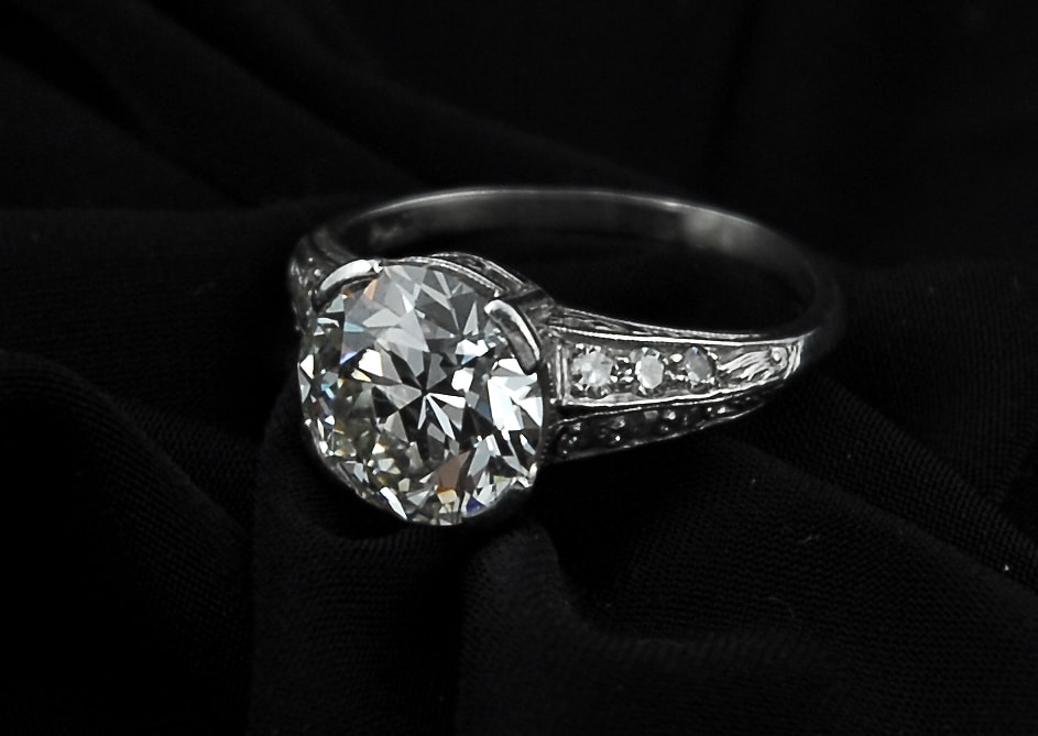 Diamond ring by J.E. Caldwell hammers for $27,000