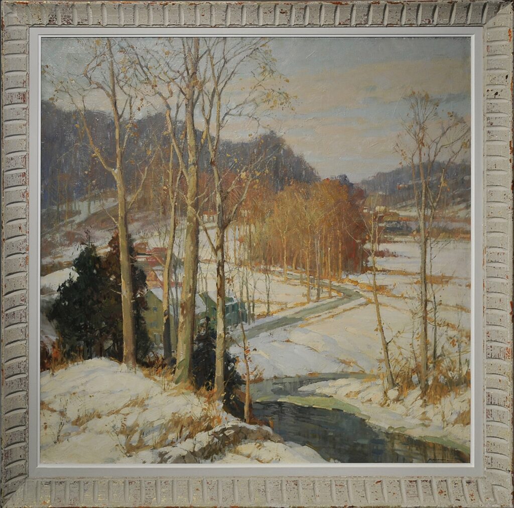 Oil painting by Frederick Mulhaupt 35,000 Antique Appraisers Auctioneers