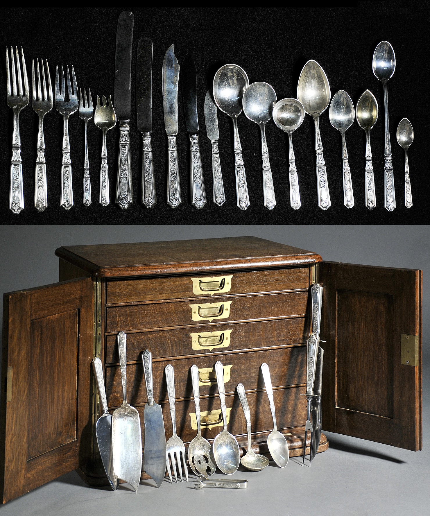 Tiffany and Co. sterling flatware $17,500
