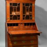 18th C. Chippendale cherry secretary desk