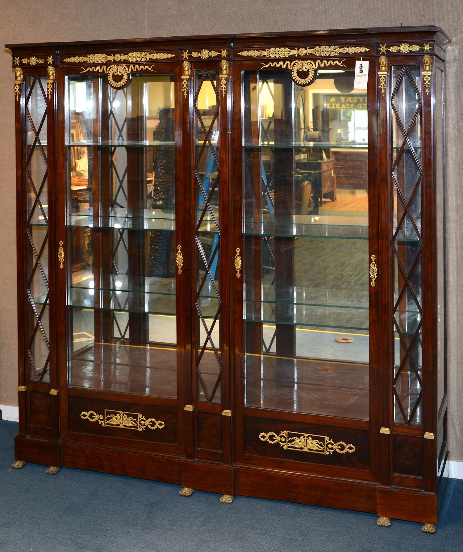 French Ormolu Mounted Display Cabinet