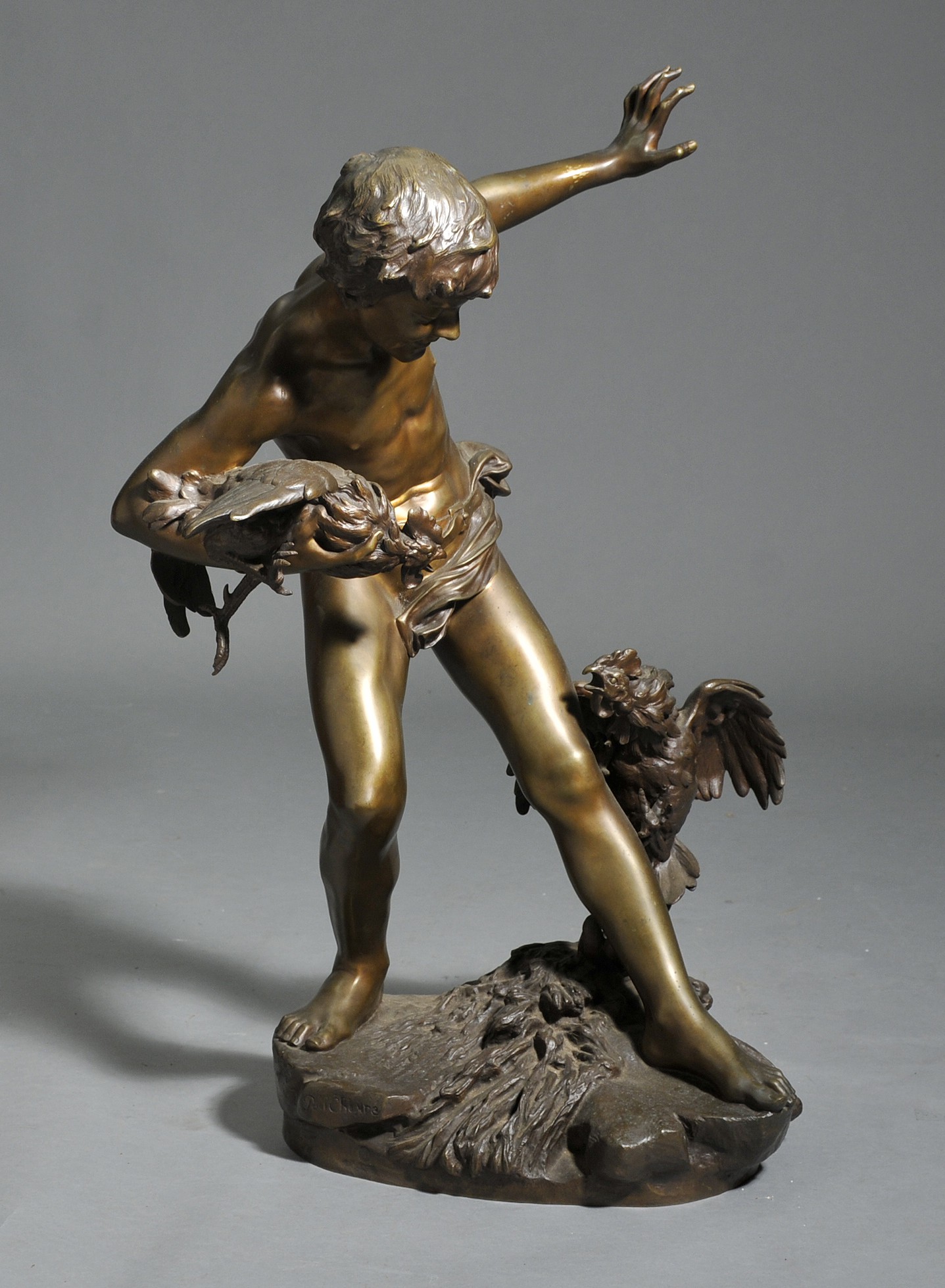 Exceptional bronze sculpture by Paul Chevre