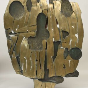 Welded bronze Brutalist sculpture signed “Consagra 66”